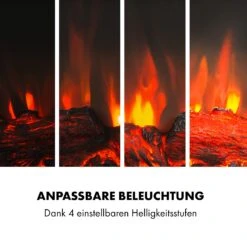 Vulsini Nightfall Elektrokamin 1900 W LED-Technik Fernbedienung -Klarstein 10035039 de 0008 logo
