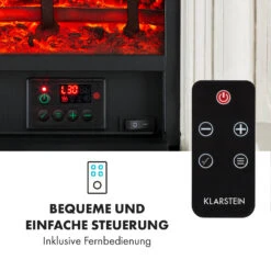 Etna Pozzolana Elektrokamin 1800W Wochentimer Fernbedienung -Klarstein 10035041 de 0004 logo