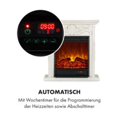 Etna Pozzolana Elektrokamin 1800W Wochentimer Fernbedienung -Klarstein 10035041 de 0005 logo