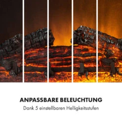 Etna Pozzolana Elektrokamin 1800W Wochentimer Fernbedienung -Klarstein 10035041 de 0007 logo