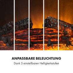 Etna Elektrokamin 1800W Wochentimer Fernbedienung LED -Klarstein 10035042 de 0007 logo