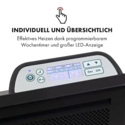 Hot Spot Slimcurve Double Wave 2-in-1 Heizgerät 1000W Wochentimer Stahlblech 12 Hot Spot Slimcurve Double Wave 2-in-1 Heizgerät 1000W Wochentimer Stahlblech -Klarstein 10035060 de 0004 logo