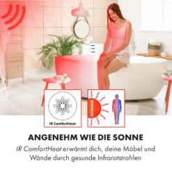Hot Spot Crystal Spotless Smart Infrarotheizung 59x112cm 750W App-Steuerung -Klarstein 10035065 de 0004 logo