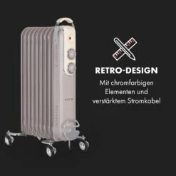 Thermaxx Retroheat Ölradiator 2000W Bodenrollen -Klarstein 10035080 de 0003 logo