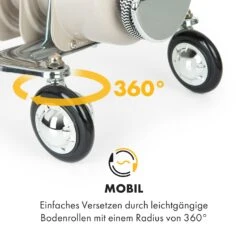 Thermaxx Retroheat Ölradiator 2000W Bodenrollen -Klarstein 10035080 de 0006 logo