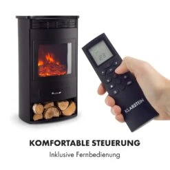 Bormio Smart Elektrokamin 950/1900W Thermostat Wochentimer -Klarstein 10035086 de 0007 logo