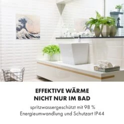 Wonderwall Air Art Smart Infrarotheizung 60x60cm 350W Wandinstallation App-Steuerung Wellen -Klarstein 10035114 de 0006 logo