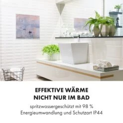 Wonderwall Air Art Smart Infrarotheizung 60x60cm 350W Wand App -Klarstein 10035116 de 0006 logo