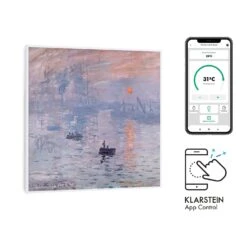 Wonderwall Air Art Smart Infrarotheizung 60x60cm 350W Wand App