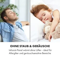 Wonderwall Air Art Smart Infrarotheizung 60x60cm 350W Wandinstallation App-Steuerung Gartenweg -Klarstein 10035117 de 0004 logo