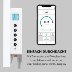 Wonderwall Air Art Smart Infrarotheizung 120x30cm 350W Wandinstallation App-Steuerung Seerosen 16 Wonderwall Air Art Smart Infrarotheizung 120x30cm 350W Wandinstallation App-Steuerung Seerosen -Klarstein 10035119 de 0007 logo