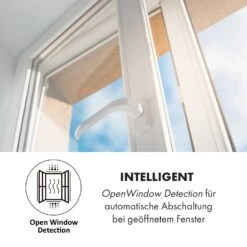 Wonderwall Air Art Smart Infrarotheizung 80x60cm 500W Wandmontage Blüten -Klarstein 10035120 de 0008 logo