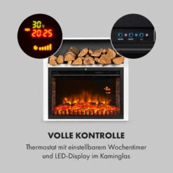 Mauna Loa Elektrokamin 2000 W LED-Flammen Fernbedienung Holzregal 12 Mauna Loa Elektrokamin 2000 W LED-Flammen Fernbedienung Holzregal -Klarstein 10035167 de 0005 logo