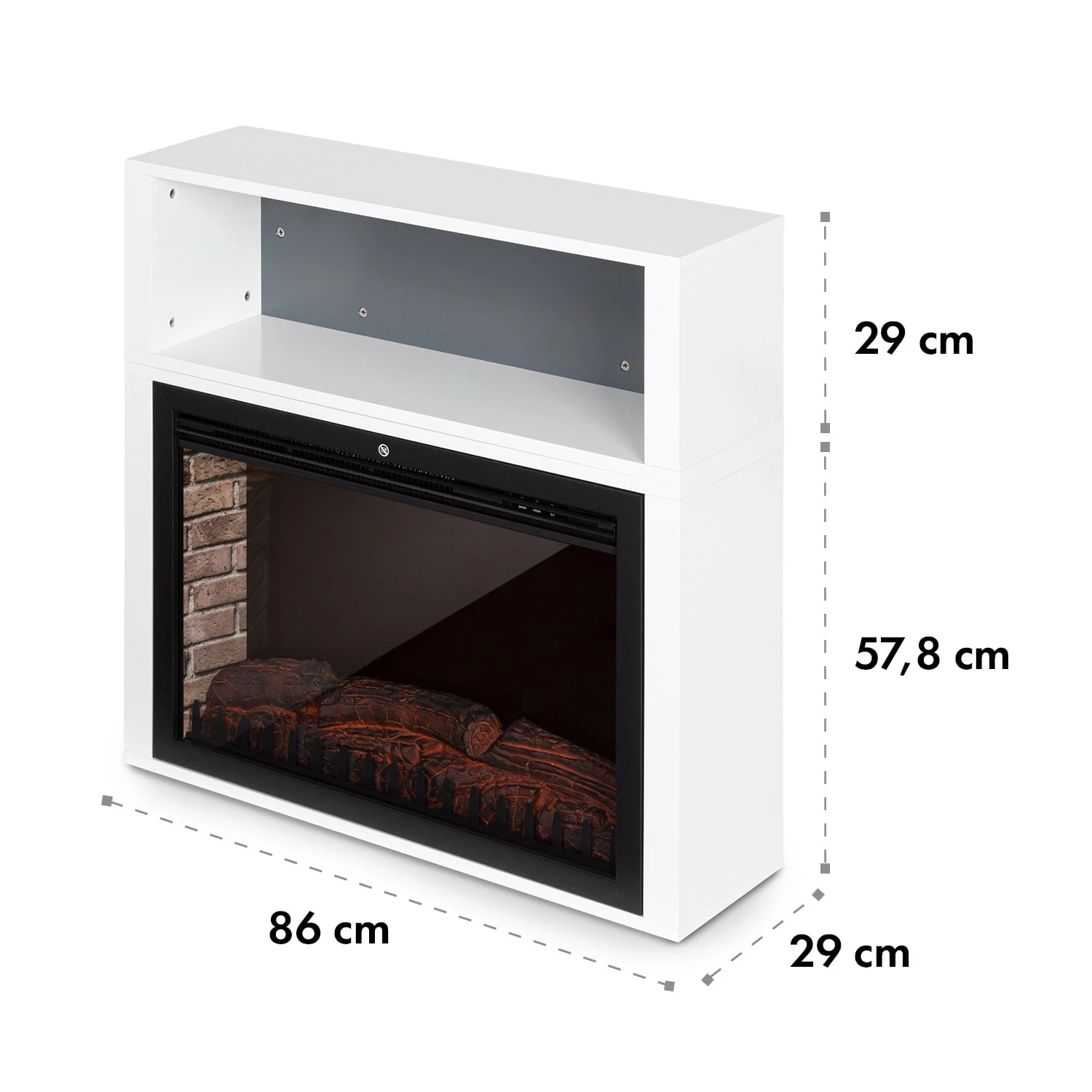 Mauna Loa Elektrokamin 2000 W LED-Flammen Fernbedienung Holzregal 8 Mauna Loa Elektrokamin 2000 W LED-Flammen Fernbedienung Holzregal – Bild 8