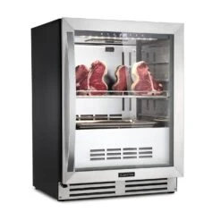 Klarstein 15 Steakhouse Pro Fleischreifeschrank 98 Ltr 1-25°C Touch Edelstahltür
