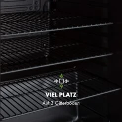 PopLife Getränkekühler Kühlschrank 70 Liter 0-10 °C Retro-Design LED -Klarstein 10035177 de 0007 logo