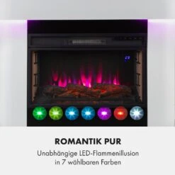 Aargau Smart Elektrischer Kamin 1000/2000W LED 18-27 °C Wochentimer -Klarstein 10035204 de 0003 logo