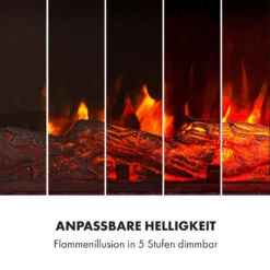 Aargau Smart Elektrischer Kamin 1000/2000W LED 18-27 °C Wochentimer -Klarstein 10035204 de 0005 logo