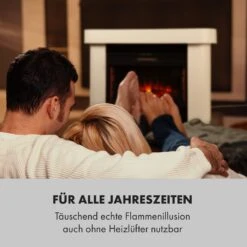 Aargau Smart Elektrischer Kamin 1000/2000W LED 18-27 °C Wochentimer -Klarstein 10035204 de 0008 logo