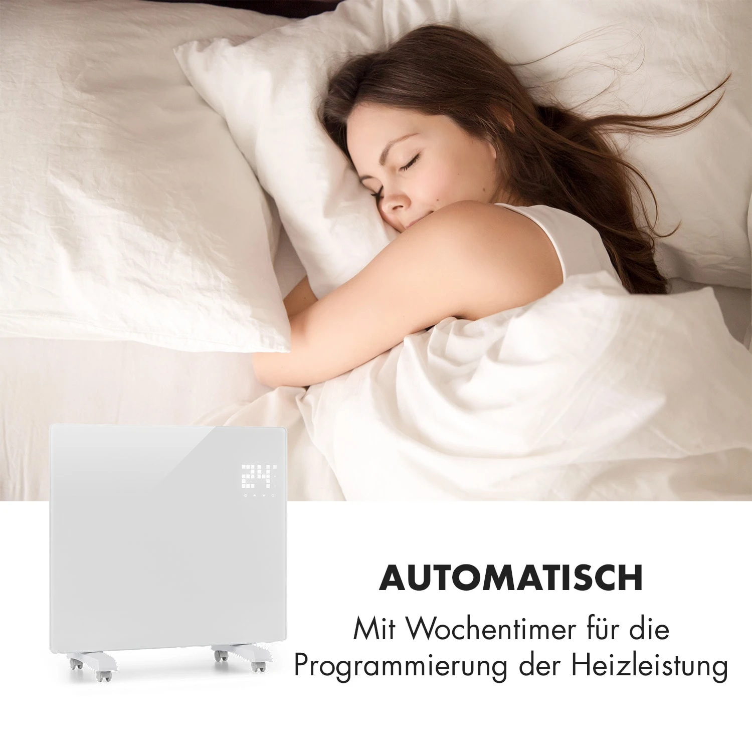 Bornholm Single Smart Konvektionsheizgerät 1000 W App-Steuerung 4 Bornholm Single Smart Konvektionsheizgerät 1000 W App-Steuerung – Bild 4