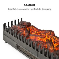 Kamini FXL Elektrischer Kamin Kamineinsatz 1000/2000W 2W LED Schwarz 11 Kamini FXL Elektrischer Kamin Kamineinsatz 1000/2000W 2W LED Schwarz -Klarstein 10035275 de 0004 logo