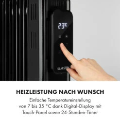 Thermaxx Elevate Smart Ölradiator 2720W 7-35 °C 24h-Timer App-Steuerung -Klarstein 10035277 de 0004 logo