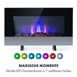 Basel Baseline Elektrokamin 2000 Watt 2 Heizstufen 7 Farben Glas 14 Basel Baseline Elektrokamin 2000 Watt 2 Heizstufen 7 Farben Glas -Klarstein 10035296 de 0005 logo