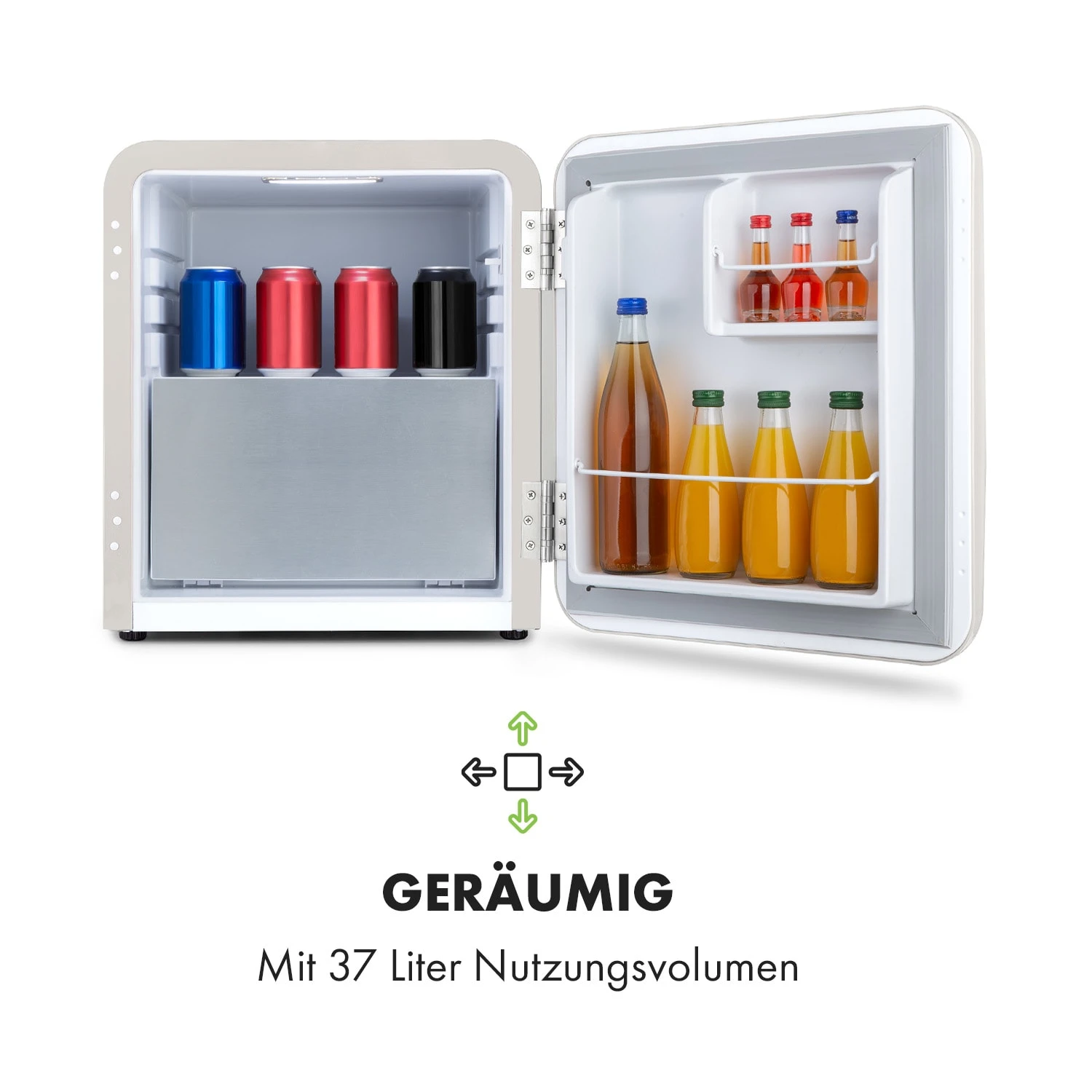 Audrey Mini 2in1 Kühlschrank EEC F Gefrierfach LED 3 Audrey Mini 2in1 Kühlschrank EEC F Gefrierfach LED – Bild 3