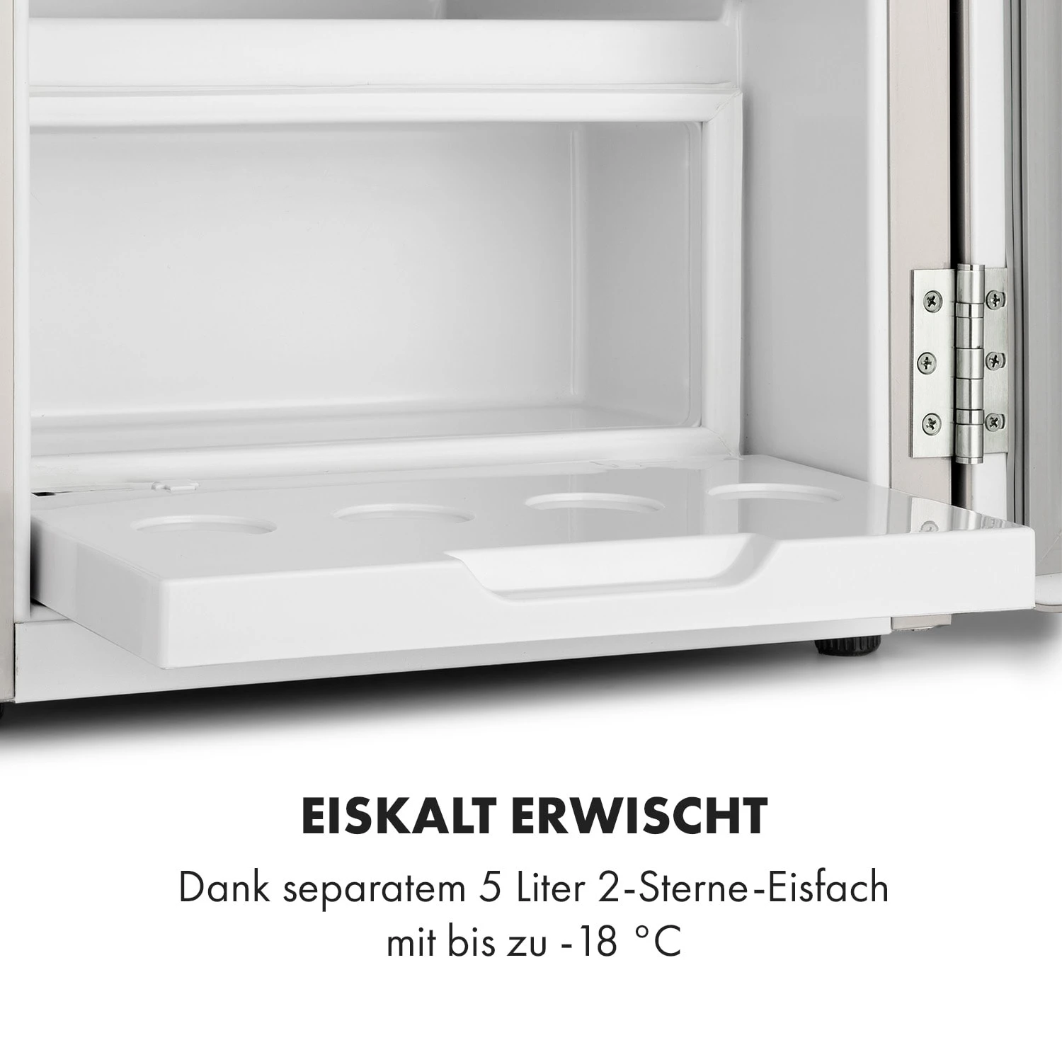 Audrey Mini 2in1 Kühlschrank EEC F Gefrierfach LED 4 Audrey Mini 2in1 Kühlschrank EEC F Gefrierfach LED – Bild 4