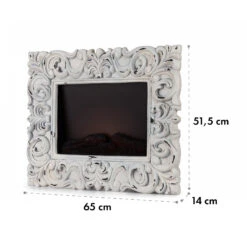 Alpbach Snow Elektrischer Kamin 1800W 2 Heizstufen 65 Cm Weißer Rahmen 15 Alpbach Snow Elektrischer Kamin 1800W 2 Heizstufen 65 Cm Weißer Rahmen -Klarstein 10035315 yy 0008 logo Klarstein Alpbach Snow Elektrischer Kamin weiss