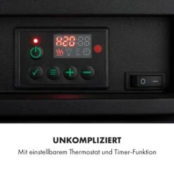 Carinthia Elektrokamin 1800W LED Wochentimer Fernbedienung Heizer -Klarstein 10035316 de 0004 logo