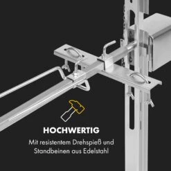 Sauenland Survivor Spanferkelgrill Drehspieß 12W 70kg Max. Edelstahl -Klarstein 10035372 de 0004 logo