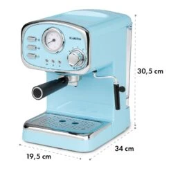 Espressionata Gusto Espressomaschine 1100W 15 Bar Druck -Klarstein 10035377 yy 0009 logo Klarstein Espressionata Gusto Espressomaschine