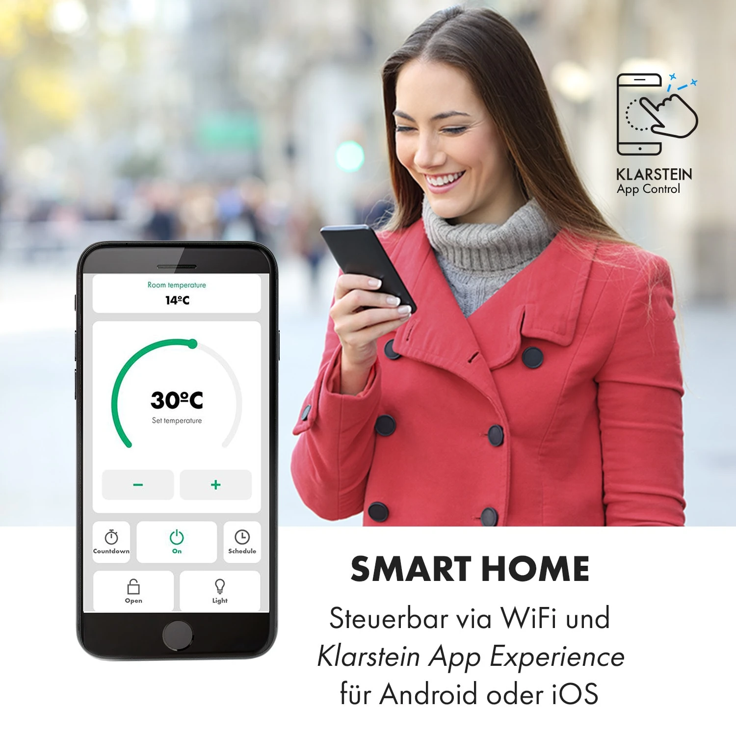 Bansin Smart 2500 Konvektionsheizgerät 2500W App-Steuerung 2 Bansin Smart 2500 Konvektionsheizgerät 2500W App-Steuerung – Bild 2