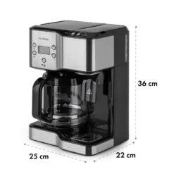 Caldetto Kaffeemaschine 1900W Heißwasserspender 15 Caldetto Kaffeemaschine 1900W Heißwasserspender -Klarstein 10035476 yy 0008 logo Klarstein Caldetto Kaffeemaschine schwarz