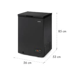 Iceblokk 100 Gefriertruhe Gefrierschrank 100 L 75 W -Klarstein 10035587 yy 0008 logo Klarstein Iceblokk 100 Black