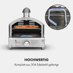 Pizzaiolo Neo Gas-Pizzaofen Inkl. Pizzastein Thermometer Edelstahl -Klarstein 10035708 de 0003 logo