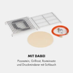 Pizzaiolo Neo Gas-Pizzaofen Inkl. Pizzastein Thermometer Edelstahl -Klarstein 10035708 de 0007 logo