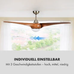 Monteverde Deckenventilator Deckenleuchte 52" 8.376m³/h 3 Flügel 12 Monteverde Deckenventilator Deckenleuchte 52" 8.376m³/h 3 Flügel -Klarstein 10035788 de 0005 logo