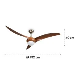 Monteverde Deckenventilator Deckenleuchte 52" 8.376m³/h 3 Flügel 14 Monteverde Deckenventilator Deckenleuchte 52" 8.376m³/h 3 Flügel -Klarstein 10035788 yy 0007 logo