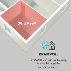 Metrobreeze Rom Smart Mobile Klimaanlage 10.000 BTU 3 KW Fernbedienung 14 Metrobreeze Rom Smart Mobile Klimaanlage 10.000 BTU 3 KW Fernbedienung -Klarstein 10035804 de 0005 logo