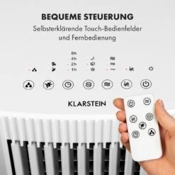 Iceberg Pure Luftkühler Luftdurchsatz: 283 M³/h 65 W Tank: 5 Liter -Klarstein 10035856 de 0004 logo