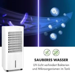 Iceberg Pure Luftkühler Luftdurchsatz: 283 M³/h 65 W Tank: 5 Liter -Klarstein 10035856 de 0005 logo