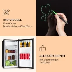 Spitzbergen 83 Kühlschrank 76 Liter Plus 7-Liter-Gefrierfach 2 Böden -Klarstein 10035971 de 0003 logo
