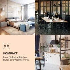 Spitzbergen 83 Kühlschrank 76 Liter Plus 7-Liter-Gefrierfach 2 Böden -Klarstein 10035971 de 0004 logo