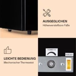 IceAge 88 Gefrierschrank 88 Liter EEK E 3 Etagen Thermostat Glasfront 11 IceAge 88 Gefrierschrank 88 Liter EEK E 3 Etagen Thermostat Glasfront -Klarstein 10036066 de 0005 logo