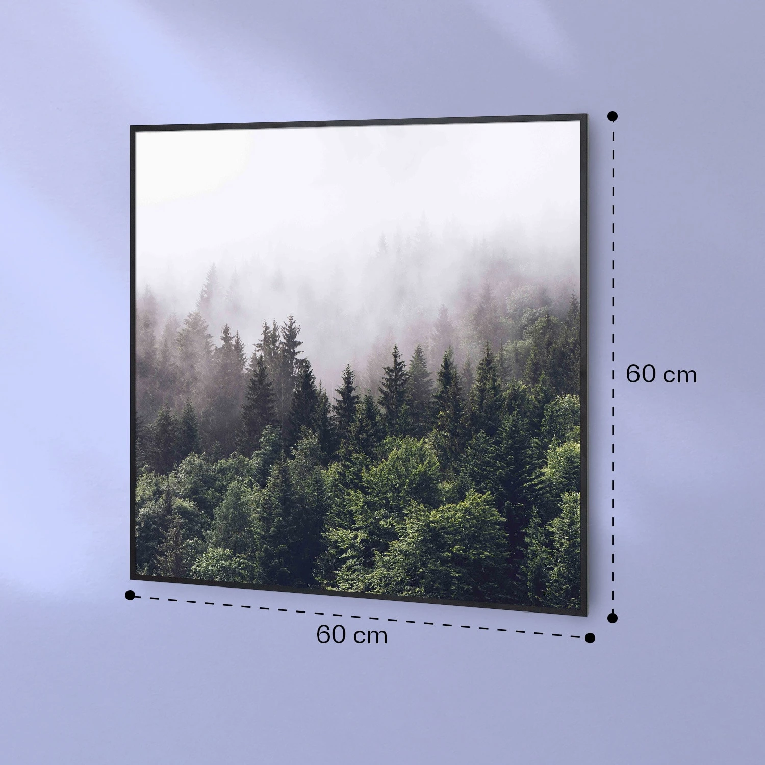 Wonderwall Air Art Smart Infrarotheizung Wald 60x60cm 350W 7 Wonderwall Air Art Smart Infrarotheizung Wald 60x60cm 350W – Bild 7