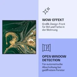 Wonderwall Air Art Smart Infrarotheizung Wirbel 60x60cm 350W -Klarstein 10037821 de 0006 logo