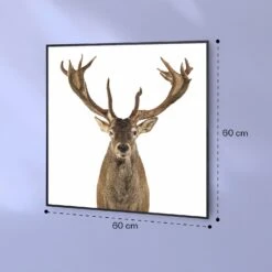 Wonderwall Air Art Smart Infrarotheizung Hirsch 60x60cm 350W -Klarstein 10037831 yy 0007 logo