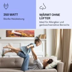 Wonderwall Air Art Smart Infrarotheizung Zug 120x30cm 350W -Klarstein 10037838 de 0005 logo